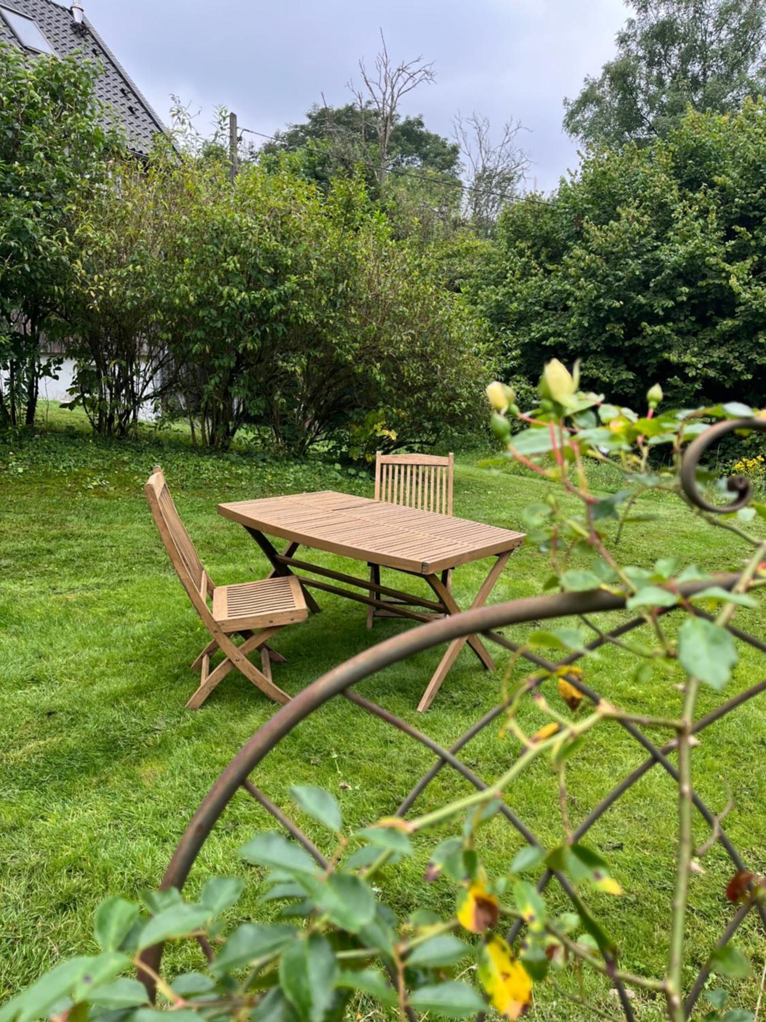 Villa Fachwerkhaus Am Waldesrand Solingen Esterno foto